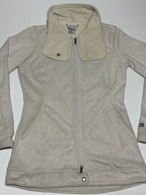 Avalanche Women’s Cream Zip-Front Teddy Jacket